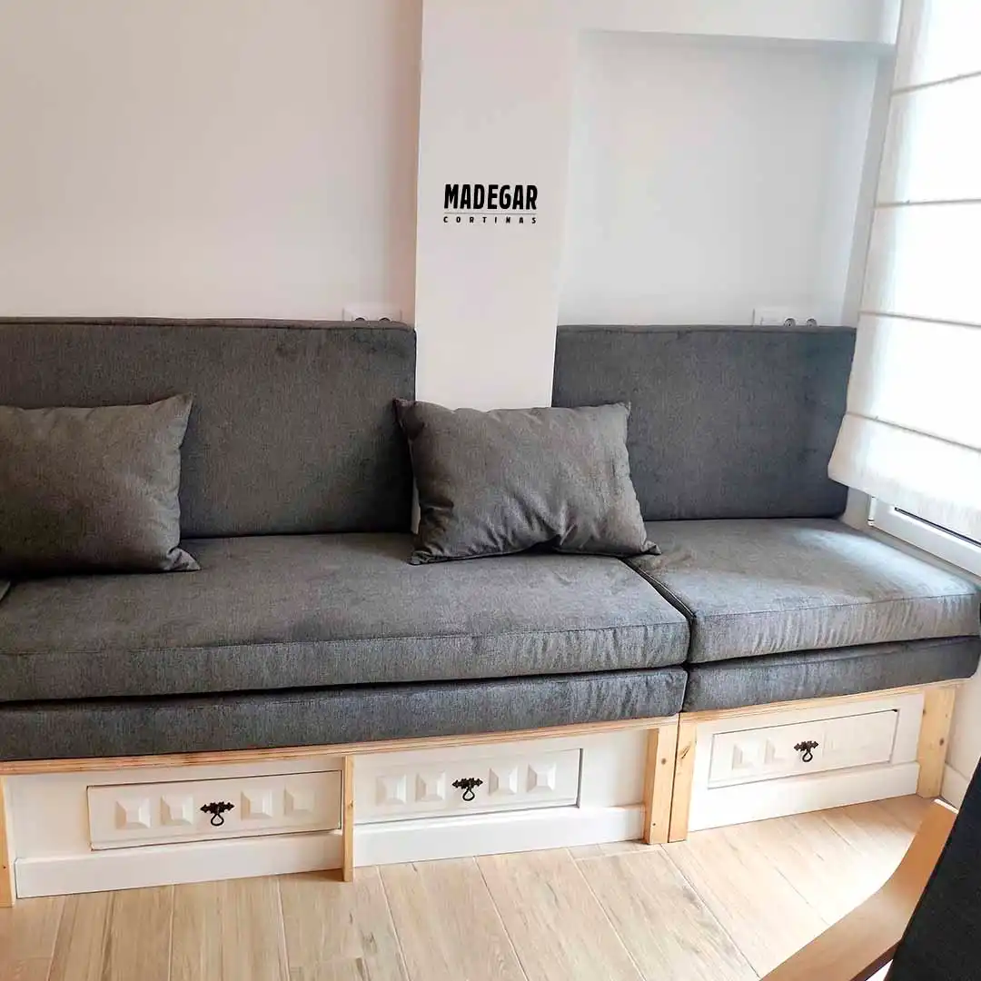 Soluciones a medida para fundas de sofá en Cortinas Madegar de Barcelona