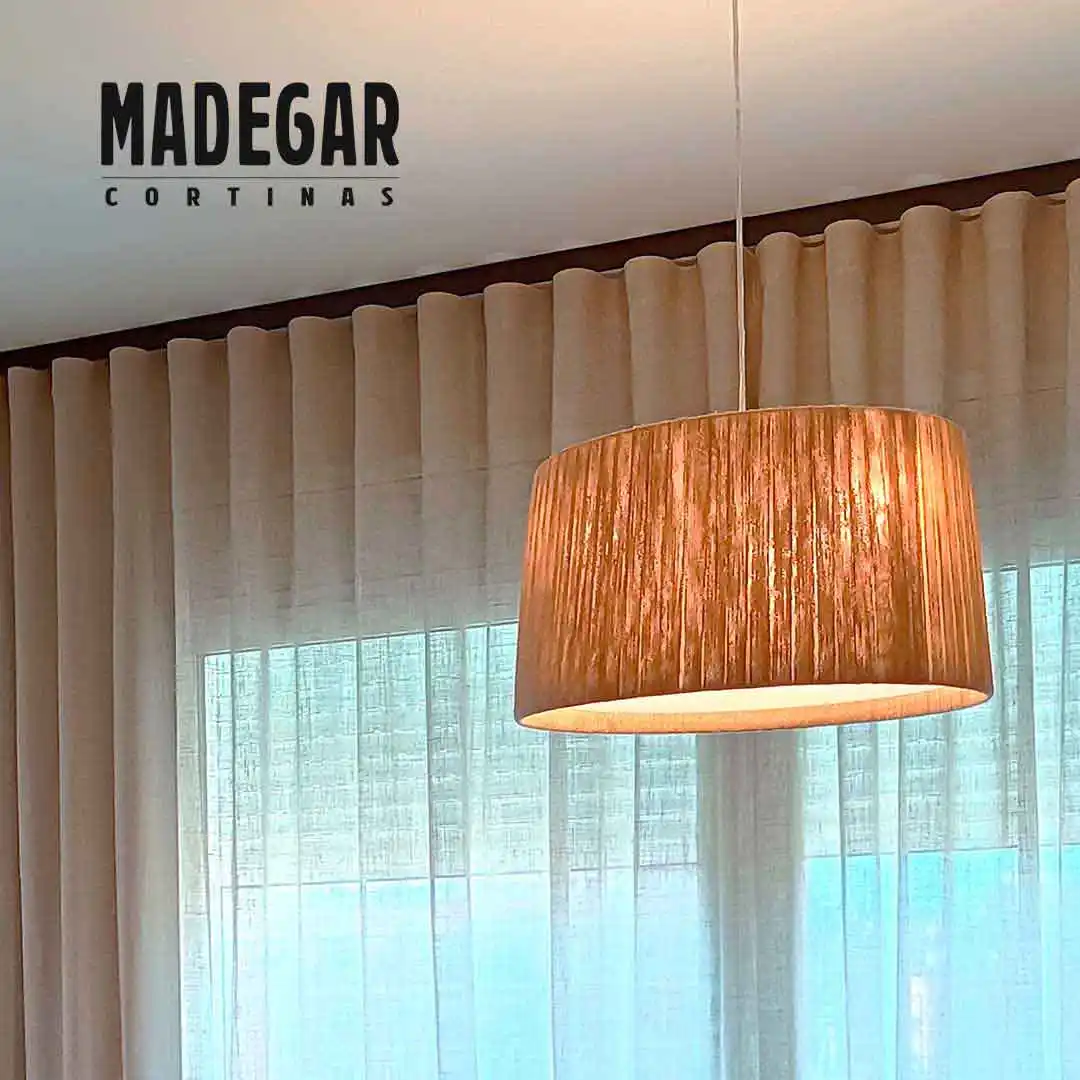 Cortinas confeccionadas a mediida de Onda perfecta en Madegar