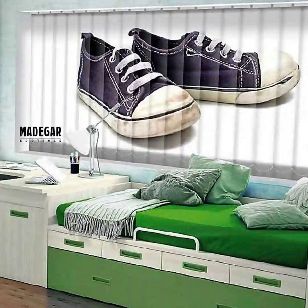 Cortinas verticales personalizadas con impresiones digitales a medida en Barcelona